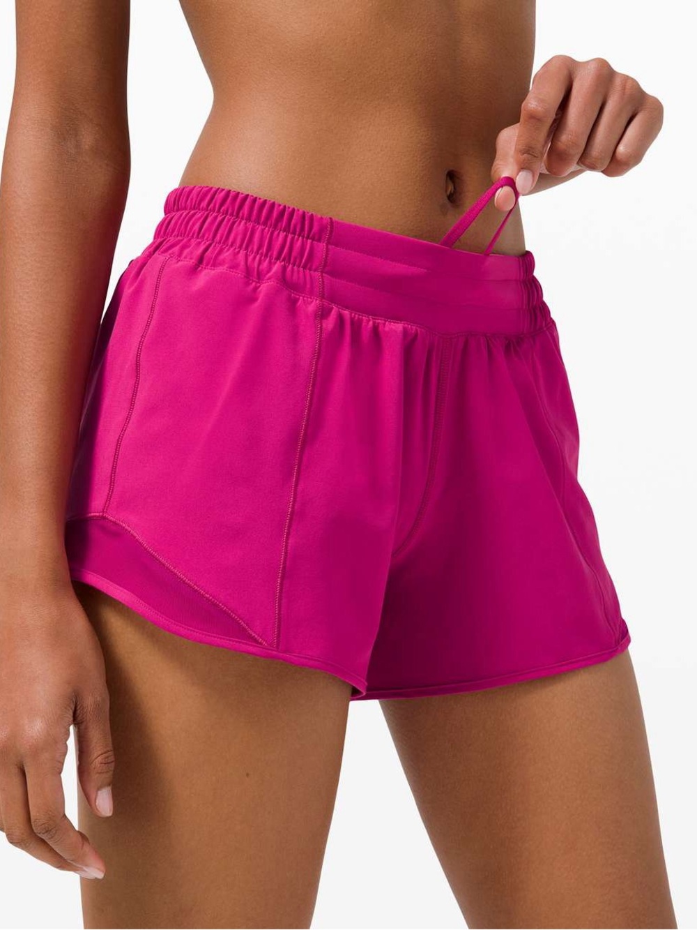 Lululemon Hotty Hot Short II *Long 4" - Ripened Raspberry - Size 4 - Picture 2 of 9